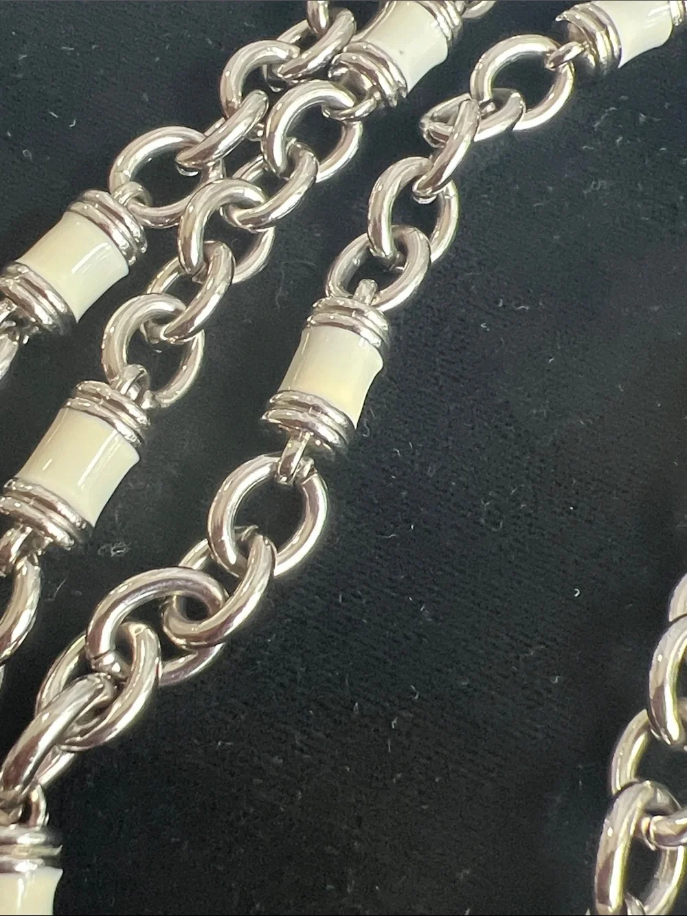 Liz Claiborne silver Chain Drop Waist Belt